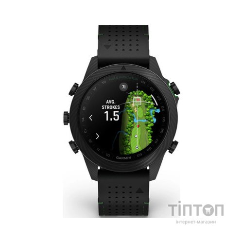 Смарт-годинник Garmin MARQ Golfer Gen 2, Carbon, GPS (010-02722-21)