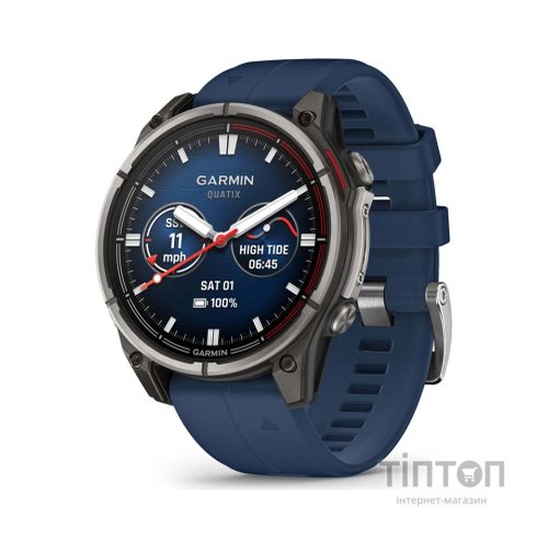 Смарт-годинник Garmin quatix 8 47mm, AMOLED, Saph, GPS смарт-годинник (010-02904-51)
