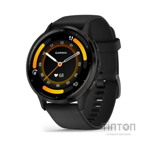 Смарт-годинник Garmin Venu 3, Black + Slate, GPS (010-02784-01)