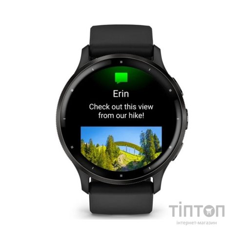Смарт-годинник Garmin Venu 3, Black + Slate, GPS (010-02784-01)
