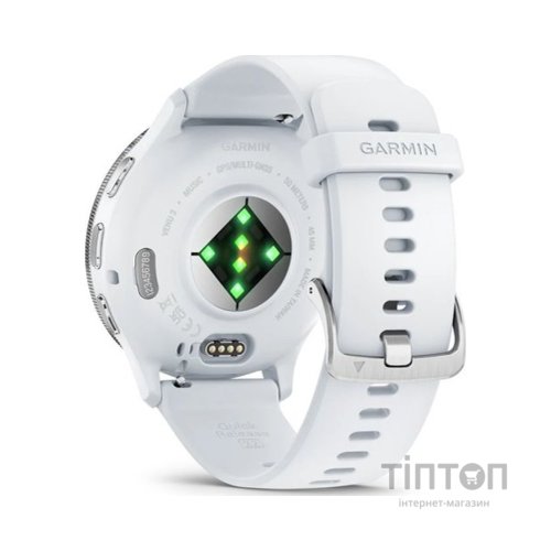Смарт-годинник Garmin Venu 3, Whitestone + Passivated, GPS (010-02784-00)