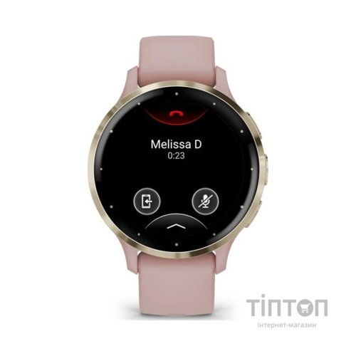 Смарт-годинник Garmin Venu 3S, Dust Rose + Soft Gold, GPS (010-02785-03)