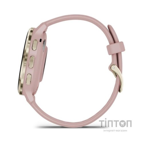 Смарт-годинник Garmin Venu 3S, Dust Rose + Soft Gold, GPS (010-02785-03)