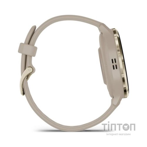Смарт-годинник Garmin Venu 3S, French Gray + Soft Gold, GPS (010-02785-02)