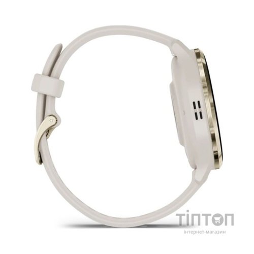 Смарт-годинник Garmin Venu 3S, Ivory + Soft Gold, GPS (010-02785-04)