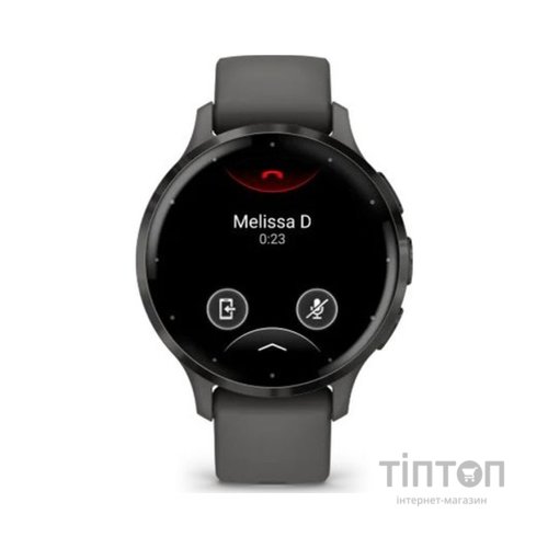 Смарт-годинник Garmin Venu 3S, Pebble Gray + Slate, GPS (010-02785-00)