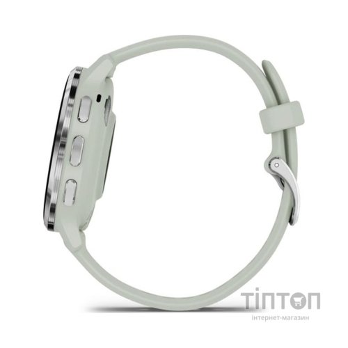 Смарт-годинник Garmin Venu 3S, Sage Gray + Passivated, GPS (010-02785-01)