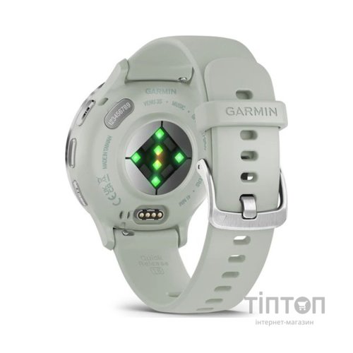 Смарт-годинник Garmin Venu 3S, Sage Gray + Passivated, GPS (010-02785-01)