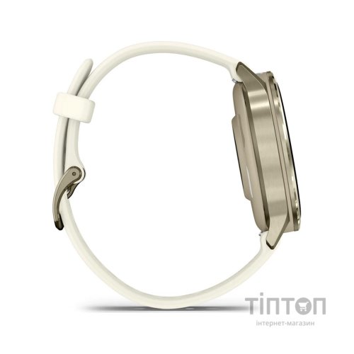 Смарт-годинник Garmin Venu 4 (41mm), Beige w/ Lunar Gold + Bone, GPS смарт-годинник (010-03013-00)