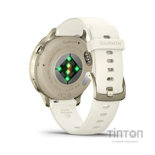 Смарт-годинник Garmin Venu 4 (41mm), Beige w/ Lunar Gold + Bone, GPS смарт-годинник (010-03013-00)