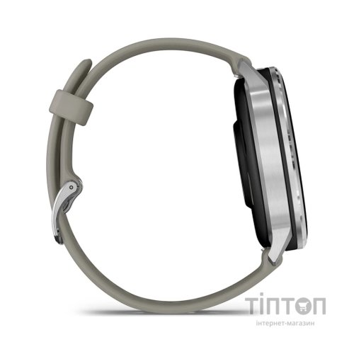 Смарт-годинник Garmin Venu 4 (45mm), Black w/ Silver + Gray, GPS смарт-годинник (010-03014-01)