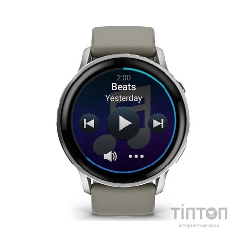 Смарт-годинник Garmin Venu 4 (45mm), Black w/ Silver + Gray, GPS смарт-годинник (010-03014-01)