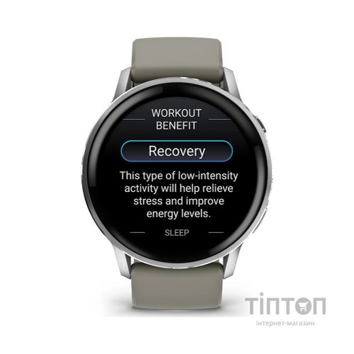 Смарт-годинник Garmin Venu 4 (45mm), Black w/ Silver + Gray, GPS смарт-годинник (010-03014-01)