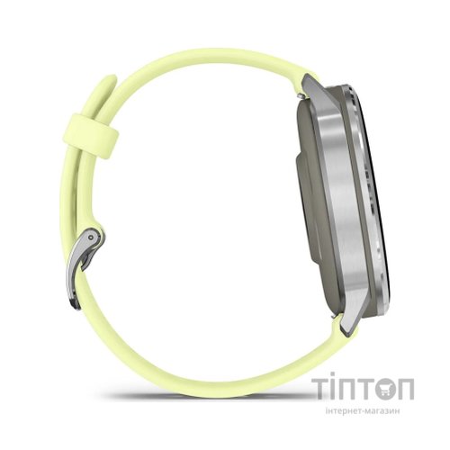 Смарт-годинник Garmin Venu 4 (45mm), Gray w/ Silver + Citron, GPS смарт-годинник (010-03014-02)