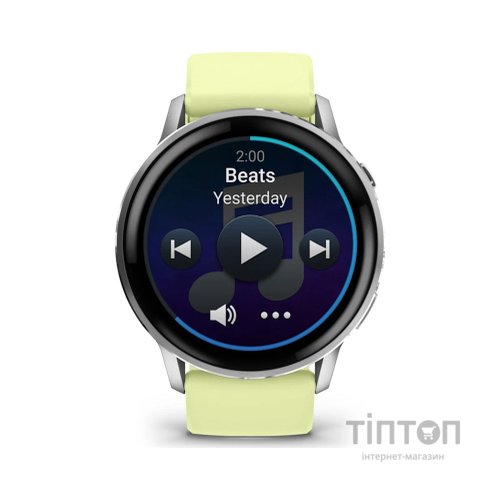 Смарт-годинник Garmin Venu 4 (45mm), Gray w/ Silver + Citron, GPS смарт-годинник (010-03014-02)