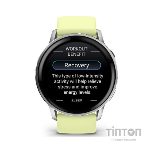 Смарт-годинник Garmin Venu 4 (45mm), Gray w/ Silver + Citron, GPS смарт-годинник (010-03014-02)