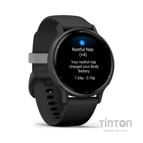 Смарт-годинник Garmin vivoactive 5, Black/Slate, GPS (010-02862-10)