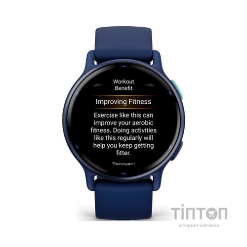 Смарт-годинник Garmin vivoactive 5, Cpt. Blue/Blue Metallic, GPS (010-02862-12)