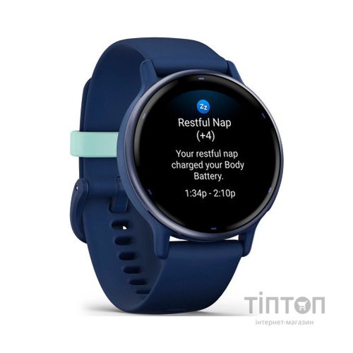 Смарт-годинник Garmin vivoactive 5, Cpt. Blue/Blue Metallic, GPS (010-02862-12)
