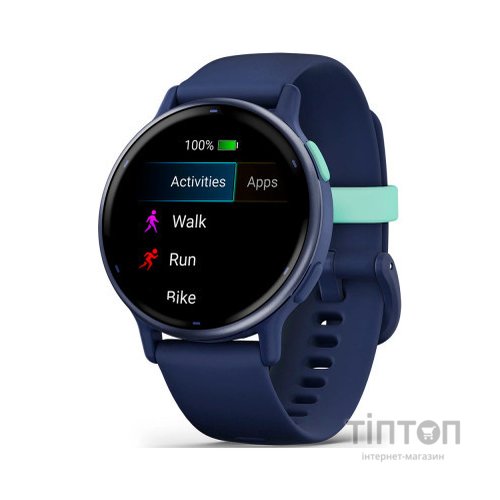 Смарт-годинник Garmin vivoactive 5, Cpt. Blue/Blue Metallic, GPS (010-02862-12)
