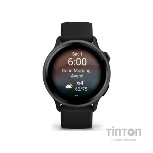 Смарт-годинник Garmin vivoactive 6, Black/Slate, GPS смарт-годинник (010-02985-00)