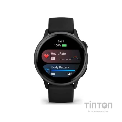 Смарт-годинник Garmin vivoactive 6, Black/Slate, GPS смарт-годинник (010-02985-00)
