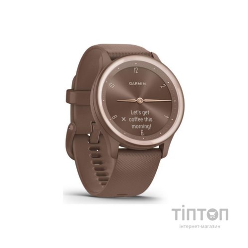 Смарт-годинник Garmin vivomove Sport, Cocoa, Silicone (010-02566-02)