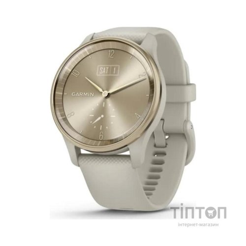 Смарт-годинник Garmin vivomove Trend, WW, French Gray, Silicone, GPS (010-02665-02)