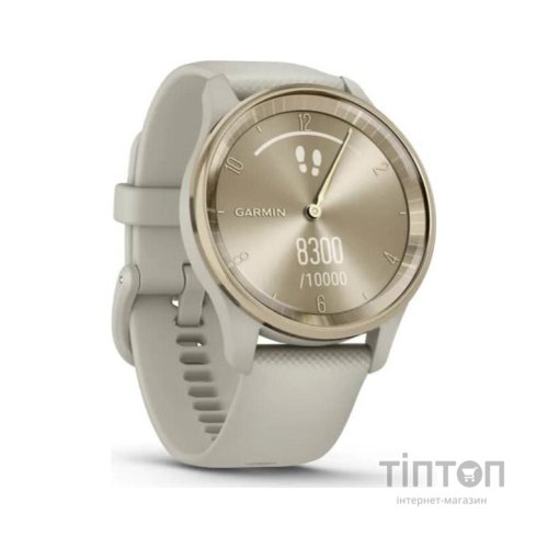 Смарт-годинник Garmin vivomove Trend, WW, French Gray, Silicone, GPS (010-02665-02)