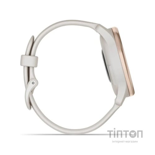 Смарт-годинник Garmin vivomove Trend, WW, White Cream, Silicone, GPS (010-02665-01)
