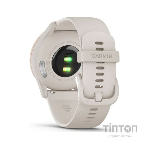 Смарт-годинник Garmin vivomove Trend, WW, White Cream, Silicone, GPS (010-02665-01)