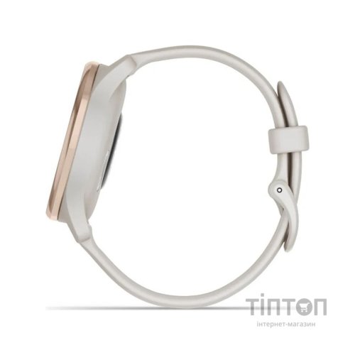 Смарт-годинник Garmin vivomove Trend, WW, White Cream, Silicone, GPS (010-02665-01)