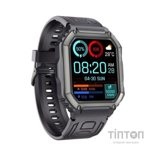 Смарт-годинник Gelius Pro GP-SW007 (Tactical Navy) Bluetooth call (IP68) Black (GP-SW007 Black)