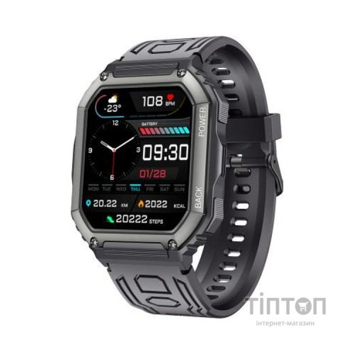 Смарт-годинник Gelius Pro GP-SW007 (Tactical Navy) Bluetooth call (IP68) Black (GP-SW007 Black)