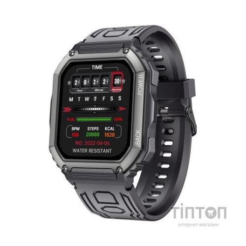 Смарт-годинник Gelius Pro GP-SW007 (Tactical Navy) Bluetooth call (IP68) Black (GP-SW007 Black)