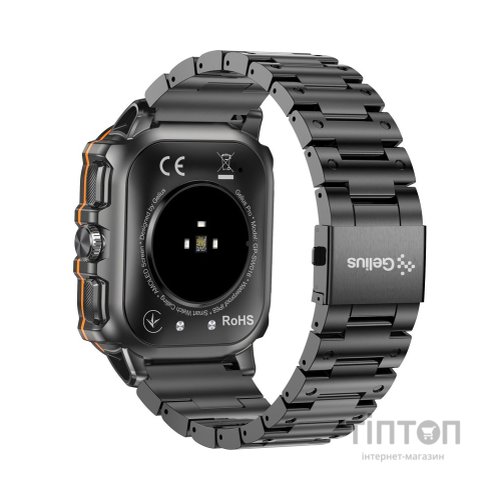 Смарт-годинник Gelius Tactical Heavy (GP-SW016) Black Chrome (2099901019097)
