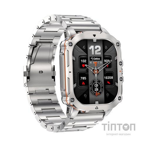 Смарт-годинник Gelius Tactical Heavy (GP-SW016) Silver Titan (2099901019103)