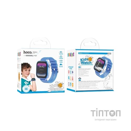Смарт-годинник HOCO Y101 4G children smart watch Blue (6942007626439)