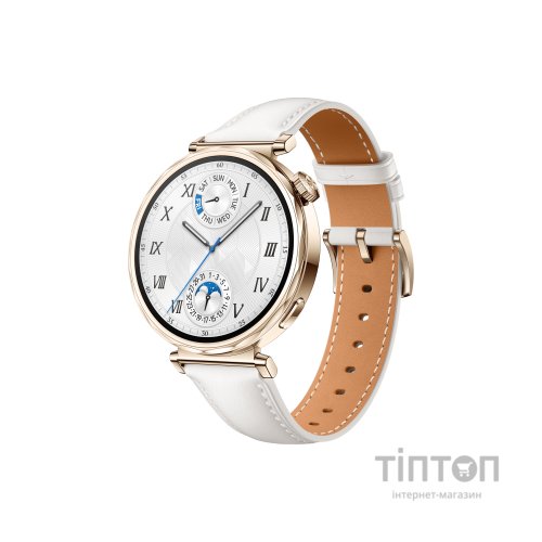 Смарт-годинник Huawei WATCH GT 5 41mm White Leather (55020DJT)