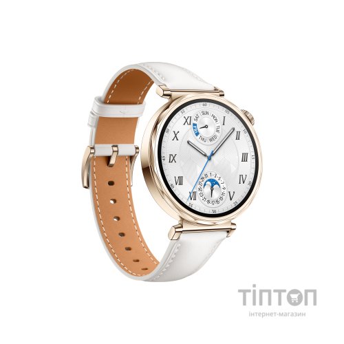 Смарт-годинник Huawei WATCH GT 5 41mm White Leather (55020DJT)
