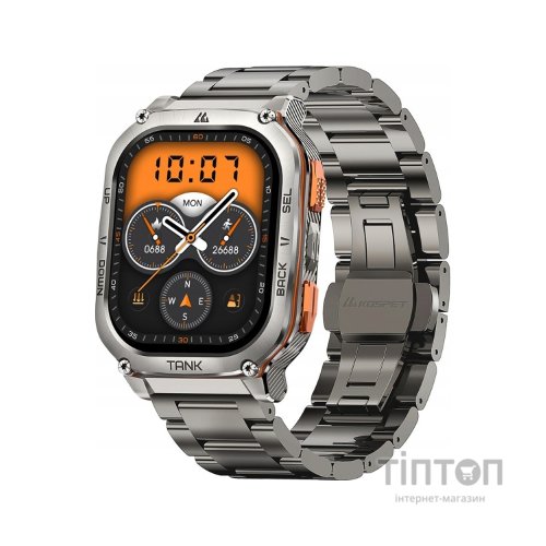 Смарт-годинник KOSPET Tank M3 ULTRA SE SILVER (6974958251071)