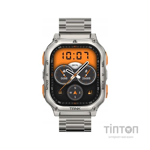 Смарт-годинник KOSPET Tank M3 ULTRA SE SILVER (6974958251071)
