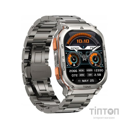 Смарт-годинник KOSPET Tank M3 ULTRA SE SILVER (6974958251071)