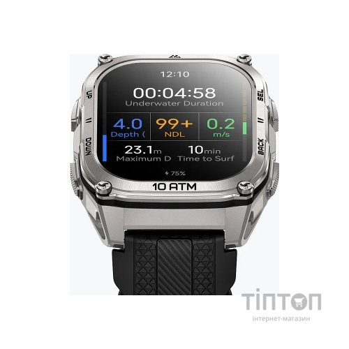 Смарт-годинник KOSPET TANK M4 SILVER (6978602500072)