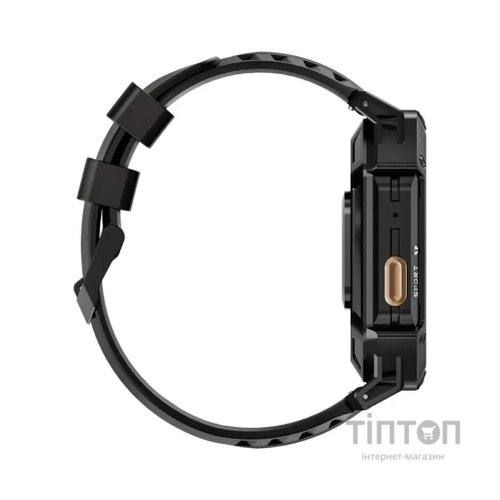 Смарт-годинник OUKITEL BT80 Black (6931940754668)