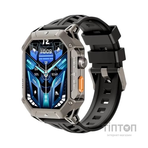 Смарт-годинник OUKITEL BT80 Grey (6931940752947)