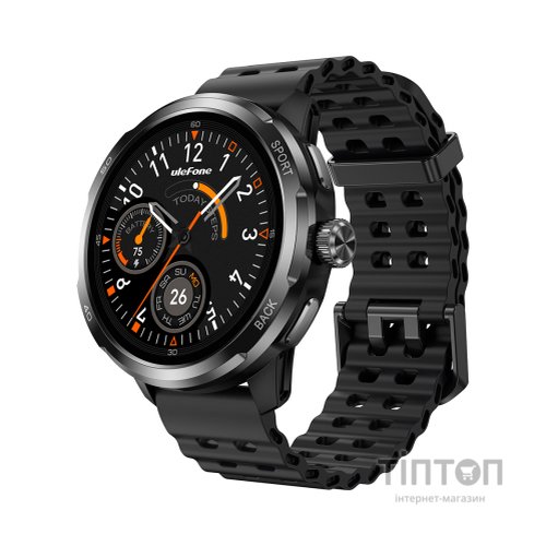Смарт-годинник Ulefone Armor Smart Watch Pro Black Захищений смарт-годиник (6975326662826)