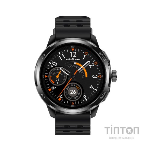 Смарт-годинник Ulefone Armor Smart Watch Pro Black Захищений смарт-годиник (6975326662826)