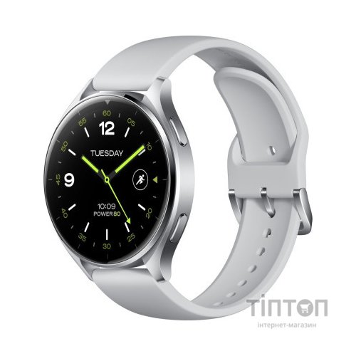 Смарт-годинник Xiaomi Watch 2 Sliver Case With Gray TPU Strap (BHR8034GL) (1025027)