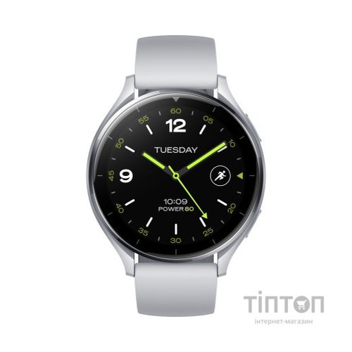 Смарт-годинник Xiaomi Watch 2 Sliver Case With Gray TPU Strap (BHR8034GL) (1025027)